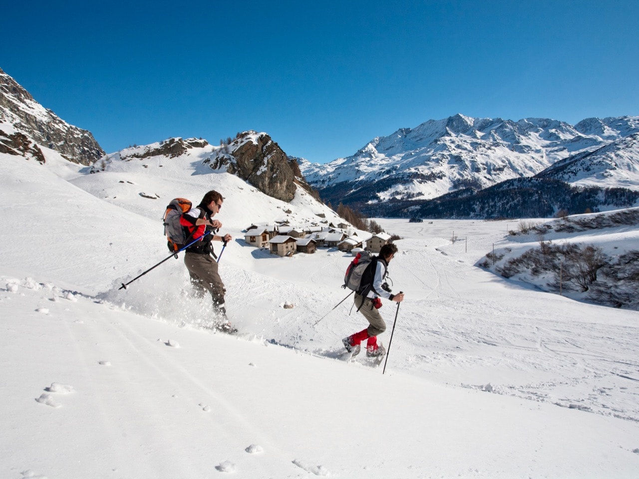 Snowshoeing