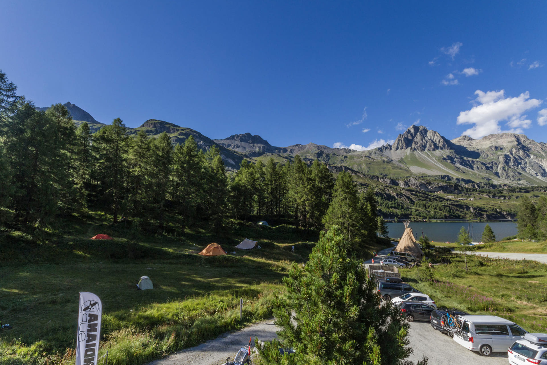 Parking areas Maloja